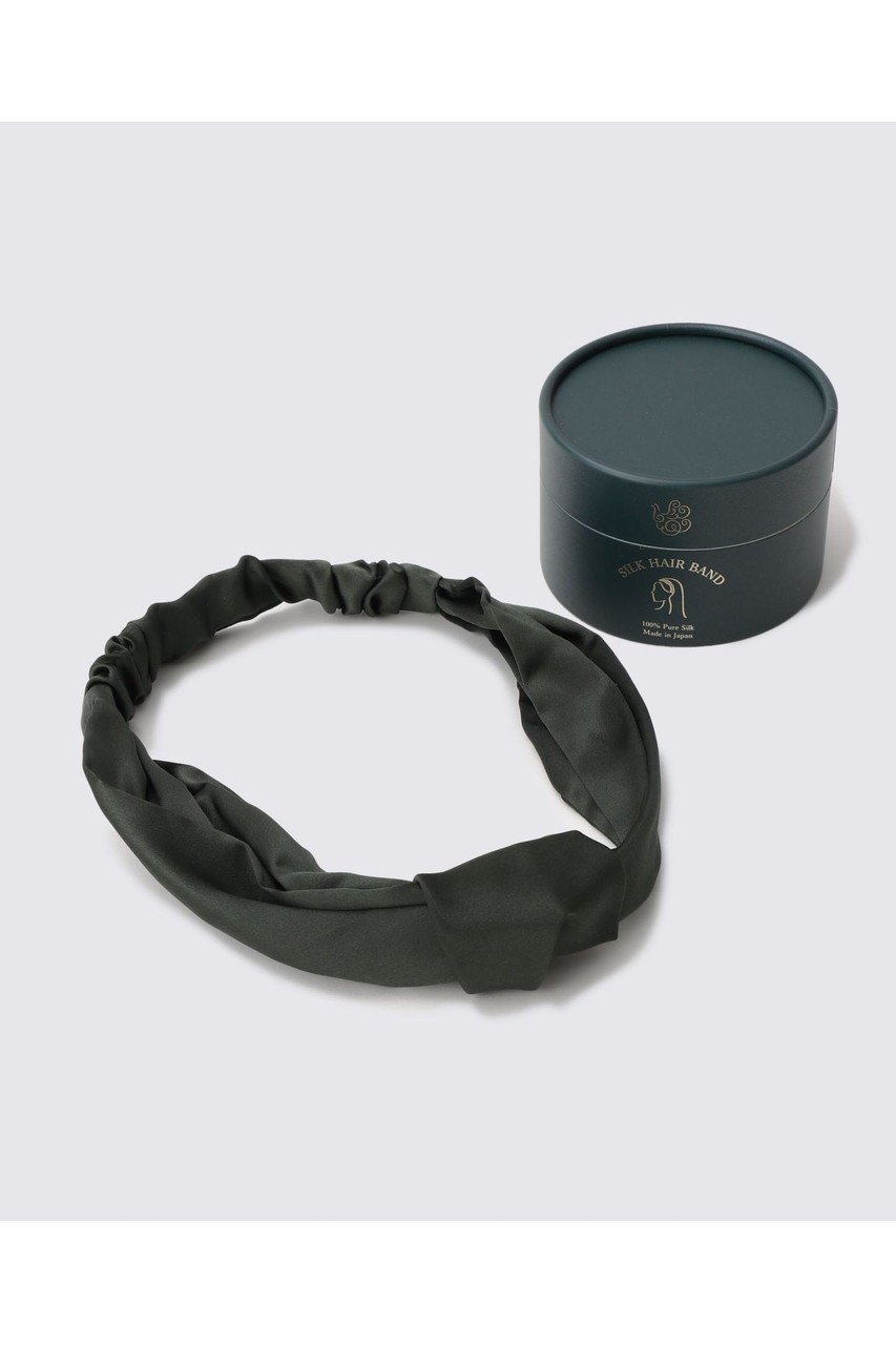 【フートーキョー/Foo Tokyo】のシルクヘアバンド インテリア・キッズ・メンズ・レディースファッション・服の通販 founy(ファニー) 　ファッション　Fashion　レディースファッション　Fashion for Women　シュシュ&ヘアアクセ/ヘアアレンジ　Scrunchies & Hair Accessories　お家時間・ステイホーム　Stay Home / At Home　アクセサリー　Fashion Accessories　シルク　Silk, 100% Silk　リボン　Ribbon, Bow　カーキ|ID: prp329100004954767 ipo3291000000037177491