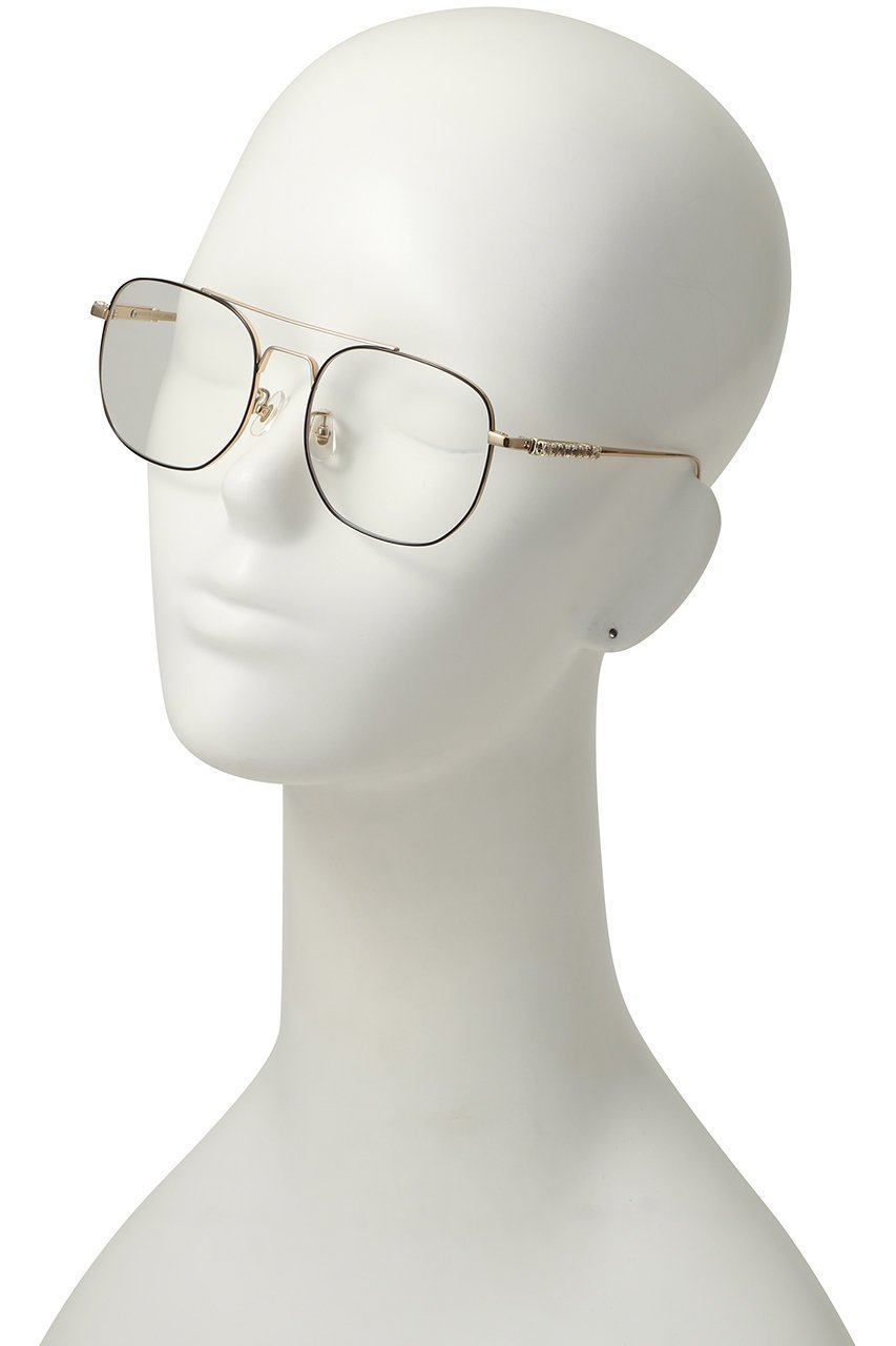 【ヘイップ/heyep】のAviator Glasses with Rhinestones&Logo 人気、トレンドファッション・服の通販 founy(ファニー) 　ファッション　Fashion　レディースファッション　Fashion for Women　サングラス&メガネ　Sunglasses & Eyewear　エレガント 上品　Elegant　クラシック　Classic, Timeless Style　ストーン　Stone, Gem-Like　フォルム　Silhouette, Form　other-4|ID: prp329100004954773 ipo3291000000037177538
