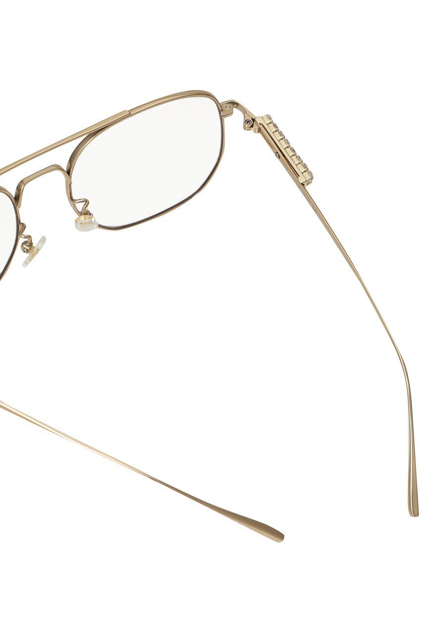 【ヘイップ/heyep】のAviator Glasses with Rhinestones&Logo 人気、トレンドファッション・服の通販 founy(ファニー) 　ファッション　Fashion　レディースファッション　Fashion for Women　サングラス&メガネ　Sunglasses & Eyewear　エレガント 上品　Elegant　クラシック　Classic, Timeless Style　ストーン　Stone, Gem-Like　フォルム　Silhouette, Form　other-6|ID: prp329100004954773 ipo3291000000037177540