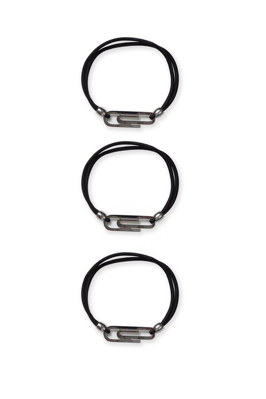 【ヘイップ/heyep】のPaper Clip Hair Ties(3P Set) インテリア・キッズ・メンズ・レディースファッション・服の通販 founy(ファニー) 　ファッション　Fashion　レディースファッション　Fashion for Women　シュシュ&ヘアアクセ/ヘアアレンジ　Scrunchies & Hair Accessories　アクセサリー　Fashion Accessories　シルバー　Silver, Metallic Silver　シンプル　Simple, Minimal　ペーパー　Paper, Kraft Paper　ポーチ　Pouch, Small Case　モチーフ　Motif, Design Theme　旅行　Travel　シルバー|ID: prp329100004954777 ipo3291000000037177572