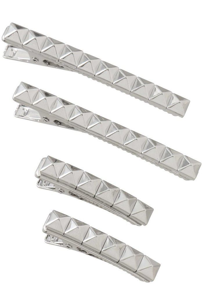 【ヘイップ/heyep】のStud Hair Clips(4P Set) インテリア・キッズ・メンズ・レディースファッション・服の通販 founy(ファウニー) https://founy.com/ ファッション Fashion レディースファッション Fashion for Women シュシュ&ヘアアクセ/ヘアアレンジ Scrunchies & Hair Accessories アクセサリー Fashion Accessories ショート Short, Short Length スタッズ Studs, Metal Accents バレッタ Barrette, Hair Clip ヘアアクセ Hair Accessory, Hair Clip メタリック Metallic, Shiny Finish ロング Long, Long-Length |ID: prp329100004954781 ipo3291000000037177597