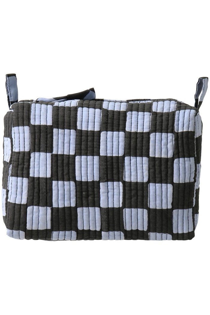 【エスゼット ブロックプリント/SZ Blockprints】のSMALL MAKEUP POUCH DOUBLE CHECK ポーチ インテリア・キッズ・メンズ・レディースファッション・服の通販 founy(ファニー) https://founy.com/ ファッション Fashion レディースファッション Fashion for Women ポーチ&ミニバッグ Pouches & Mini Bags コンパクト Compact, Small Size スマート Smart, Elegant ダブル Double, Double-Breasted チェック Check, Plaid, Tartan ポーチ Pouch, Small Case リップ Lip, Lip Motif |ID: prp329100004954789 ipo3291000000037177649