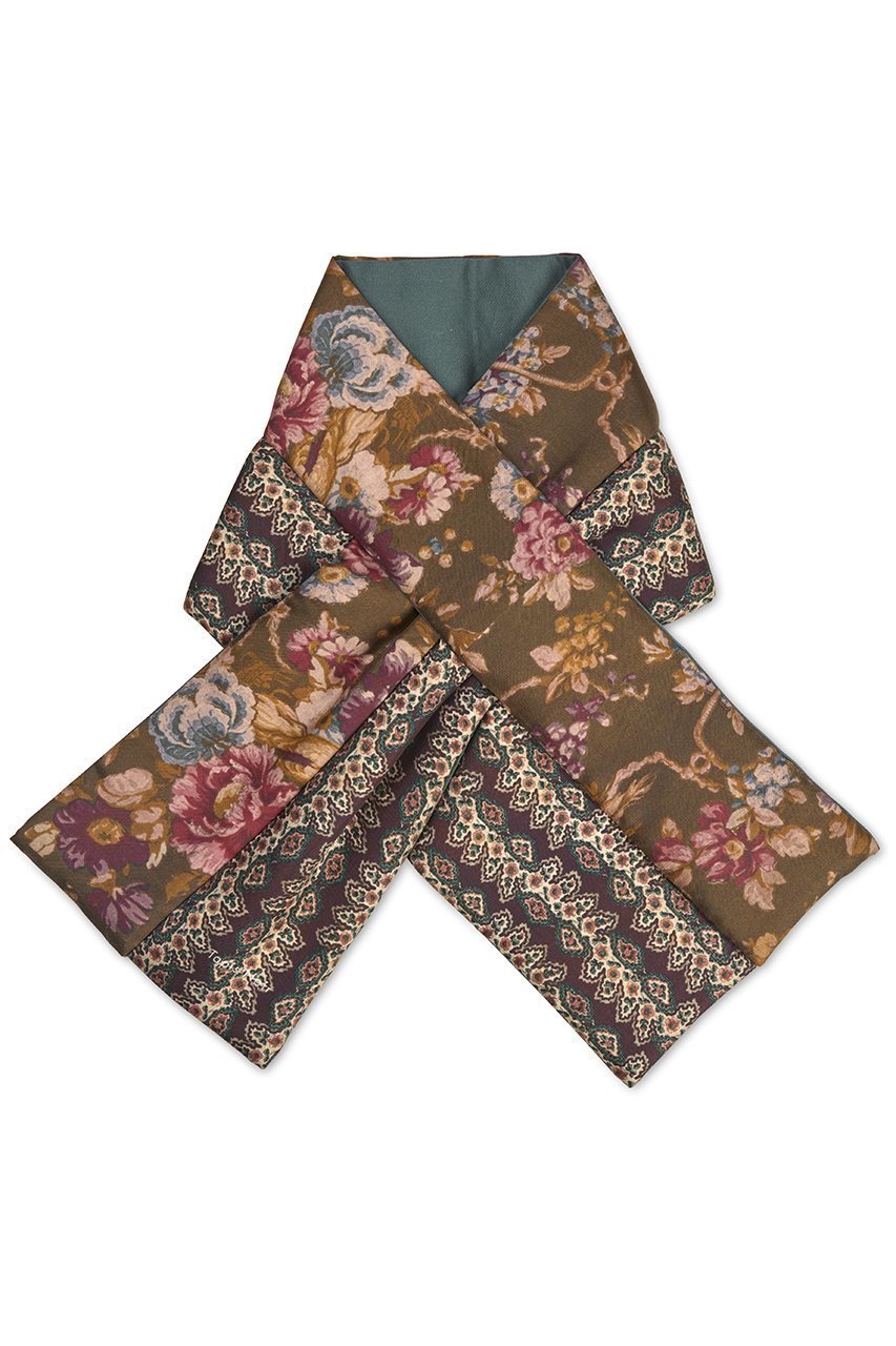 【タピス ノワール/Tapis Noir】のPuffer スカーフ インテリア・キッズ・メンズ・レディースファッション・服の通販 founy(ファニー) 　ファッション　Fashion　レディースファッション　Fashion for Women　ストール　Soft & Warm Scarves　マフラー・スヌード / 冬小物の定番　Scarves & Mufflers　シルク　Silk, 100% Silk　スカーフ　Scarf, Neckwear　ストール　Stole, Wrap　スリット　Slit, Slit Detail　フランス　France, French　プリント　Print, Printed Pattern　マフラー　Scarf, Muffler　無地　Plain, Solid Color　ブラウン(Dara)|ID: prp329100004954813 ipo3291000000037177777