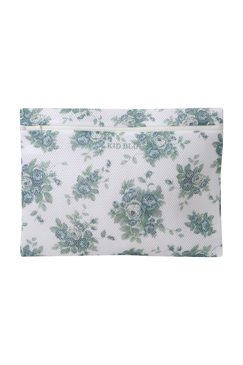 【キッドブルー/KID BLUE】の25オータムローズランドリーネット平型(中) インテリア・キッズ・メンズ・レディースファッション・服の通販 founy(ファニー) 　ファッション　Fashion　レディースファッション　Fashion for Women　ポーチ&ミニバッグ　Pouches & Mini Bags　キャミソール　Camisole, Spaghetti Strap Top　ジュエリー　Jewelry, Accessories　ハンカチ　Handkerchief, Hanky　ポーチ　Pouch, Small Case　ランジェリー　Lingerie, Intimate Wear　ローズ　Rose, Rose Motif　エレガント 上品　Elegant　旅行　Travel　ブルー|ID: prp329100004954828 ipo3291000000037177877