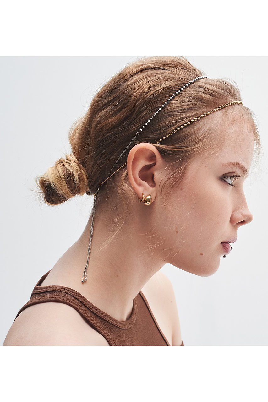 【ノウハウ/KNOWHOW】のBall Chain ヘッドバンド 人気、トレンドファッション・服の通販 founy(ファニー) 　ファッション　Fashion　レディースファッション　Fashion for Women　シュシュ&ヘアアクセ/ヘアアレンジ　Scrunchies & Hair Accessories　アクセサリー　Fashion Accessories　チェーン　Chain, Chain Strap　ネックレス　Necklace, Pendant Necklace　フィット　Fit, Slim Fit　other-4|ID: prp329100004954847 ipo3291000000037177990