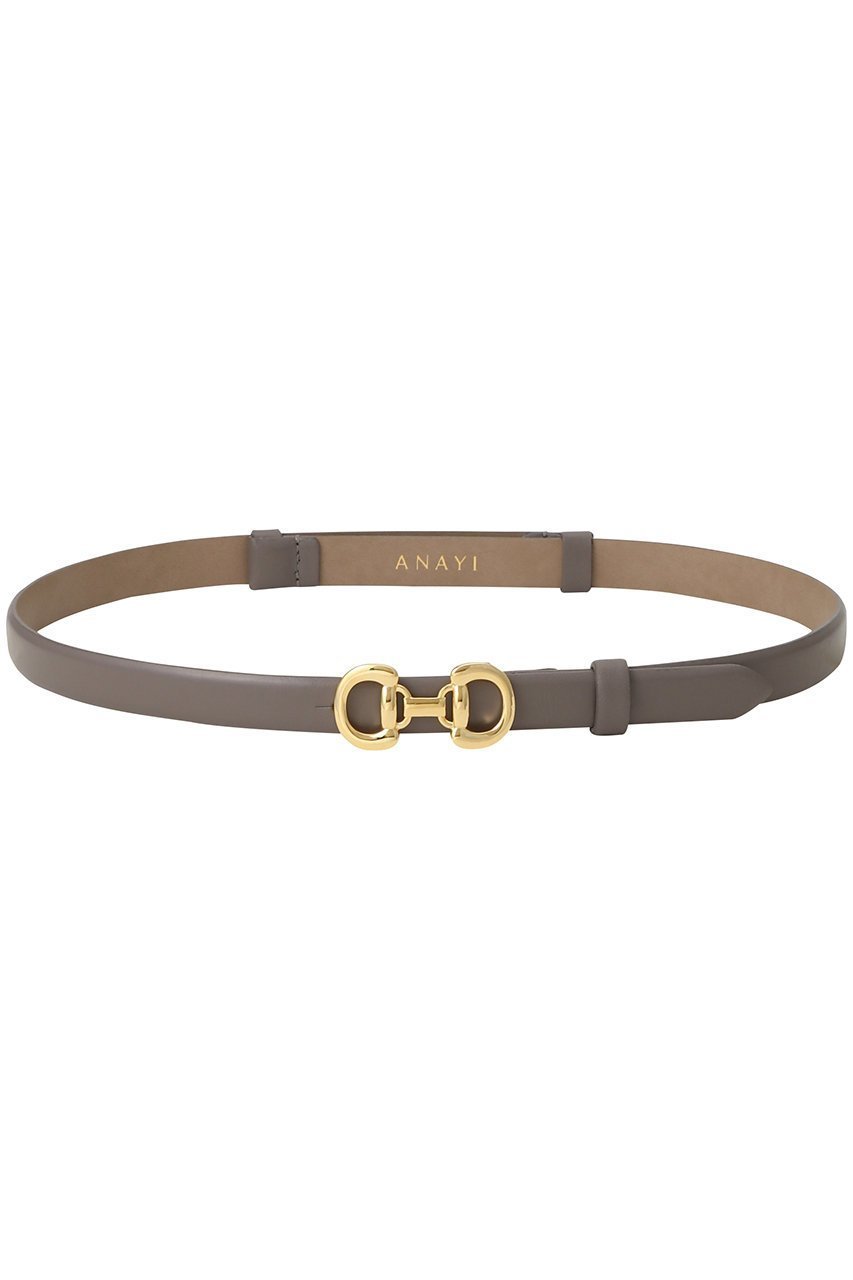 【アナイ/ANAYI】のホースビットスライドBELT インテリア・キッズ・メンズ・レディースファッション・服の通販 founy(ファニー) 　ファッション　Fashion　レディースファッション　Fashion for Women　ベルト&ウエストマーク　Belts & Waist Accessories　エレガント 上品　Elegant　フェミニン　Feminine, Girly　グレー|ID: prp329100004954850 ipo3291000000037178004