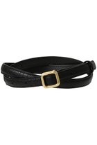 【リエ スタジオ/LIE STUDIO】のThe Georgia Slim クロコ型押しベルト 人気、トレンドファッション・服の通販 founy(ファニー) ファッション Fashion レディースファッション Fashion for Women ベルト&ウエストマーク Belts & Waist Accessories エレガント 上品 Elegant クロコ Crocodile, Croc Embossed スクエア Square, Square Shape thumbnail ブラック×ゴールド|ID: prp329100004954876 ipo3291000000037178157