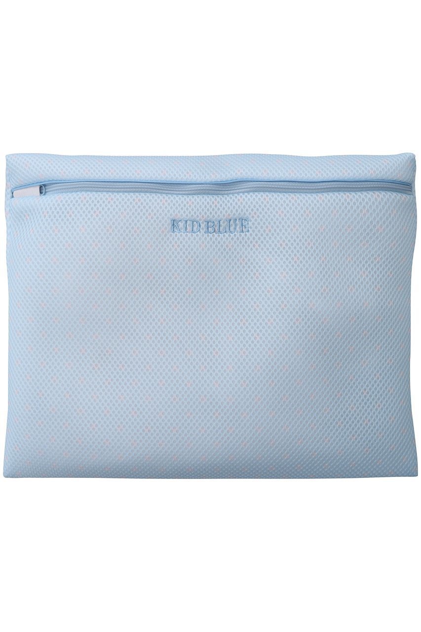 【キッドブルー/KID BLUE】のKBランドリーネット平型(中) インテリア・キッズ・メンズ・レディースファッション・服の通販 founy(ファニー) 　ファッション　Fashion　レディースファッション　Fashion for Women　ポーチ&ミニバッグ　Pouches & Mini Bags　キャミソール　Camisole, Spaghetti Strap Top　ショーツ　Shorts, Short Pants　ジュエリー　Jewelry, Accessories　ソックス　Socks, Hosiery　トラベル　Travel, Travel Gear　フェミニン　Feminine, Girly　ポーチ　Pouch, Small Case　ランジェリー　Lingerie, Intimate Wear　サックス|ID: prp329100004954909 ipo3291000000037178374