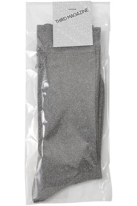 【サードマガジン/THIRD MAGAZINE】 THIRD MAGAZINE×mikomori ロゴ刺繍ラメソックス人気、トレンドファッション・服の通販 founy(ファニー) ファッション Fashion レディースファッション Fashion for Women ソックス&靴下 Socks & Hosiery レッグウェア・ストッキング Legwear & Hosiery シルバー Silver, Metallic Silver ソックス Socks, Hosiery ミドル Middle Length, Mid Height 人気 Popular, Best Seller |ID:prp329100004954910