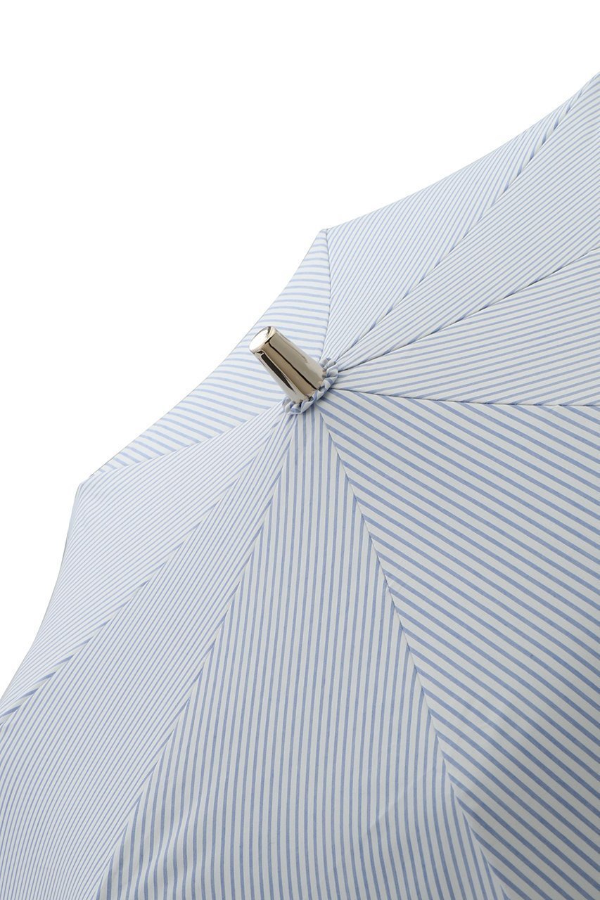 【ポロラルフローレン/POLO RALPH LAUREN】の晴雨兼用 先染めストライプ×フリル楽折傘 人気、トレンドファッション・服の通販 founy(ファニー) 　ファッション　Fashion　レディースファッション　Fashion for Women　レイングッズ・傘・晴雨兼用傘　Umbrellas & Rain Gear　ウッド　Wooden Design　ストライプ　Stripe, Striped Pattern　ハンカチ　Handkerchief, Hanky　フリル　Frill, Ruffle　傘　Umbrella, Parasol　夏　Summer　時計　Watch, Wristwatch　other-5|ID: prp329100004954934 ipo3291000000037178564