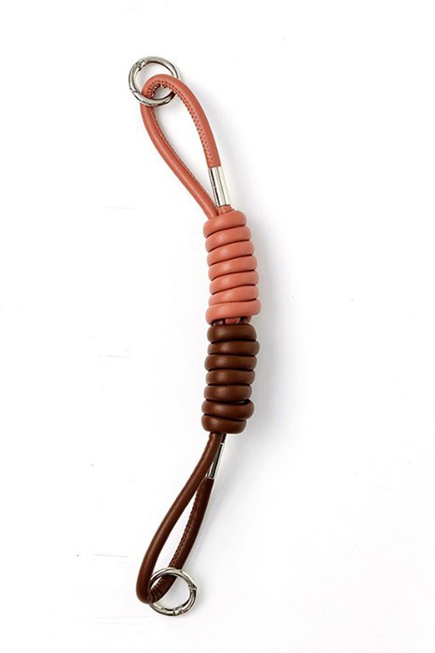 【エジュー/ajew】のcoil strap インテリア・キッズ・メンズ・レディースファッション・服の通販 founy(ファニー) 　ファッション　Fashion　レディースファッション　Fashion for Women　キーホルダー　Keychain, Key Holder　チャーム　Charm, Pendant　ポケット　Pocket, Pocket Detail　ラップ　Wrap, Wrap Design　おすすめ　Recommended / Our Picks　スマホケース　Smartphone Case　iPhone アイフォーン　iPhone　ピンクベージュ×ダークブラウン|ID: prp329100004954946 ipo3291000000037178654