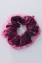 【アデルビジュー  ポップ/POP ADER bijoux】のLise spangle シュシュ 人気、トレンドファッション・服の通販 founy(ファニー) ファッション Fashion レディースファッション Fashion for Women シュシュ&ヘアアクセ/ヘアアレンジ Scrunchies & Hair Accessories アクセサリー Fashion Accessories スパンコール Sequins, Sequin Embellishment チュール Tulip, Tulip Motif モチーフ Motif, Design Theme thumbnail ブラック×ピンク|ID: prp329100004954947 ipo3291000000037178664