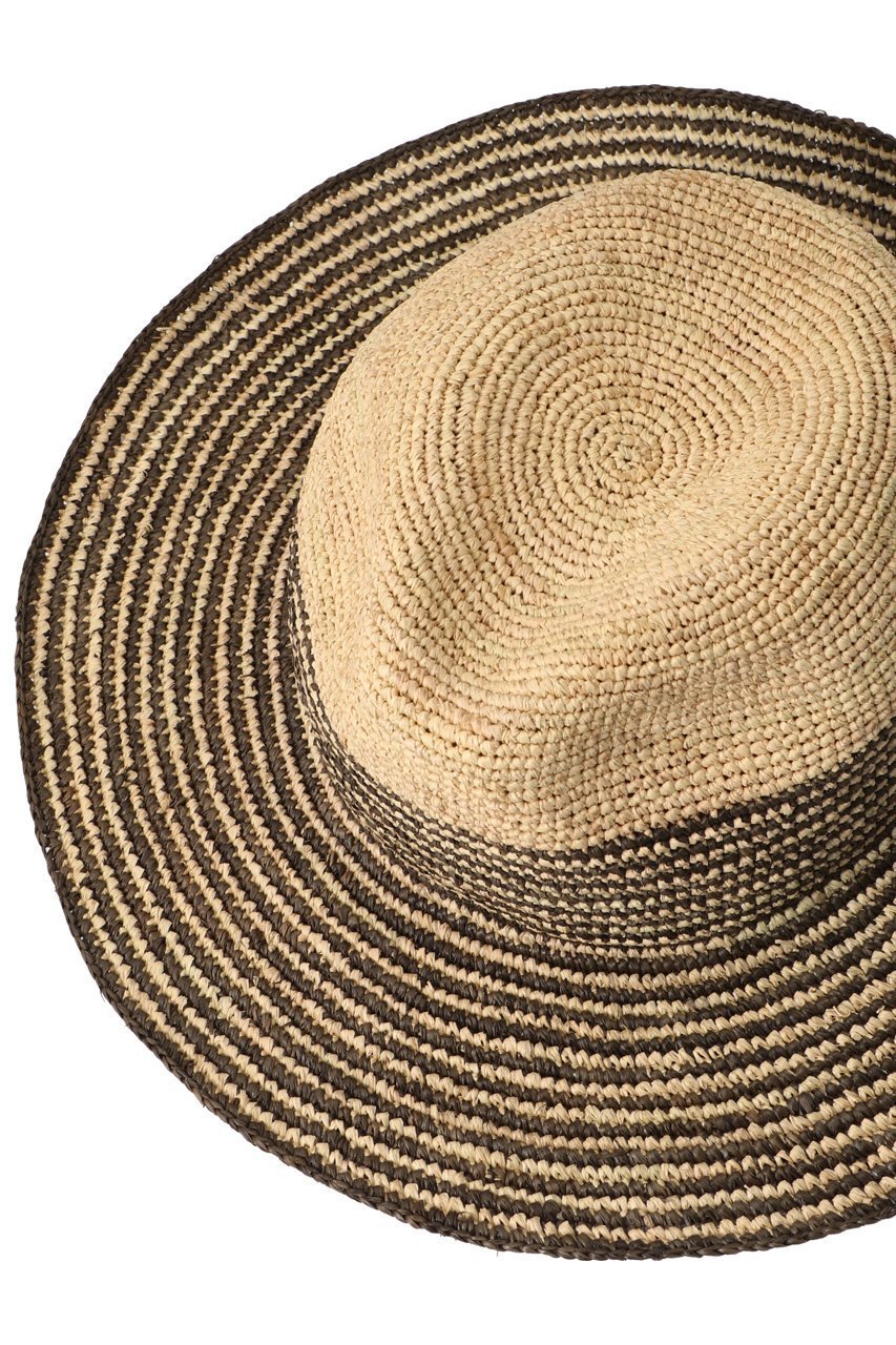 【プリスティン/PRISTINE】のラフィアコンビカラー中折ハット 人気、トレンドファッション・服の通販 founy(ファニー) 　ファッション　Fashion　レディースファッション　Fashion for Women　キャップ&ハット　Hats & Caps　コンビ　Combo, Combination Style　ボーダー　Border, Stripe　ラフィア　Raffia, Natural Straw　リゾート　Resort, Vacation Style　夏　Summer　帽子　Hat, Headwear　other-4|ID: prp329100004954950 ipo3291000000037178682