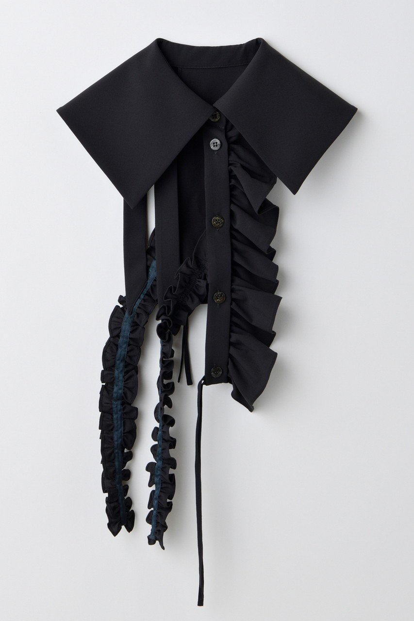 【エンフォルド/ENFOLD】のDECORA PARTS/パーツ インテリア・キッズ・メンズ・レディースファッション・服の通販 founy(ファニー) 　ファッション　Fashion　レディースファッション　Fashion for Women　ストール　Soft & Warm Scarves　マフラー・スヌード / 冬小物の定番　Scarves & Mufflers　おすすめ　Recommended / Our Picks　ギャザー　Gathered, Ruffled　クラシカル　Classical, Vintage-Inspired　ストール　Stole, Wrap　フリル　Frill, Ruffle　マフラー　Scarf, Muffler　ダークグレー|ID: prp329100004954952 ipo3291000000037178693