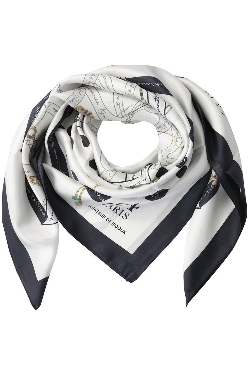 【バイ サン スワサント キャトル パリ/by 164 PARIS】のbijoux スカーフ 人気、トレンドファッション・服の通販 founy(ファニー) 　ファッション　Fashion　レディースファッション　Fashion for Women　ストール　Soft & Warm Scarves　マフラー・スヌード / 冬小物の定番　Scarves & Mufflers　おすすめ　Recommended / Our Picks　とろみ　Fluid, Flowy Fabric　ギフト プレゼント　Gift / Present　シルク　Silk, 100% Silk　シンプル　Simple, Minimal　ジュエリー　Jewelry, Accessories　スカーフ　Scarf, Neckwear　ストール　Stole, Wrap　ドット　Polka Dot, Dot Pattern　プリント　Print, Printed Pattern　マフラー　Scarf, Muffler　リボン　Ribbon, Bow　エレガント 上品　Elegant　 other-1|ID: prp329100004954954 ipo3291000000037178707