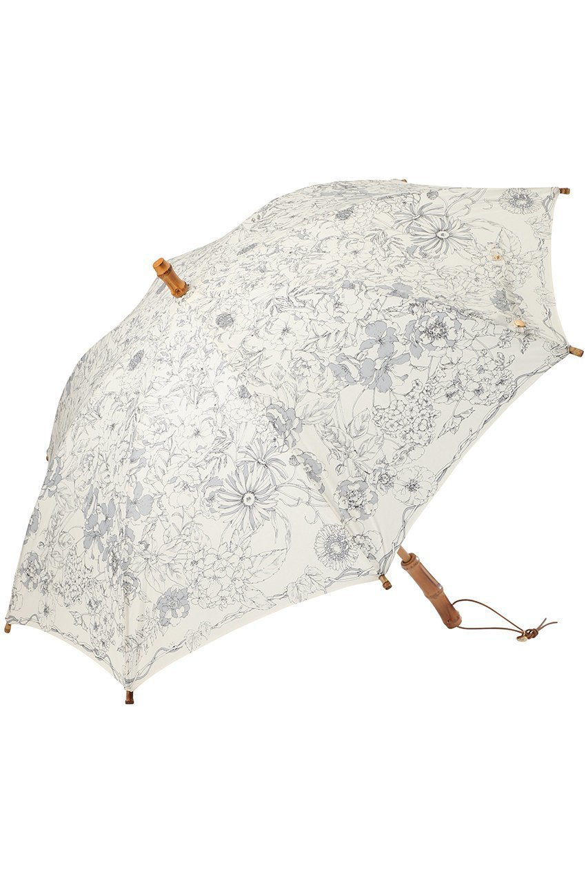 【マルティニーク/martinique】の【manipuri】日傘 インテリア・キッズ・メンズ・レディースファッション・服の通販 founy(ファニー) 　ファッション　Fashion　レディースファッション　Fashion for Women　レイングッズ・傘・晴雨兼用傘　Umbrellas & Rain Gear　シンプル　Simple, Minimal　ハンカチ　Handkerchief, Hanky　フラワー　Flower, Floral　プリント　Print, Printed Pattern　エレガント 上品　Elegant　傘　Umbrella, Parasol　夏　Summer　日傘　Parasol, UV Umbrella　時計　Watch, Wristwatch　アイボリー|ID: prp329100004954963 ipo3291000000037178756