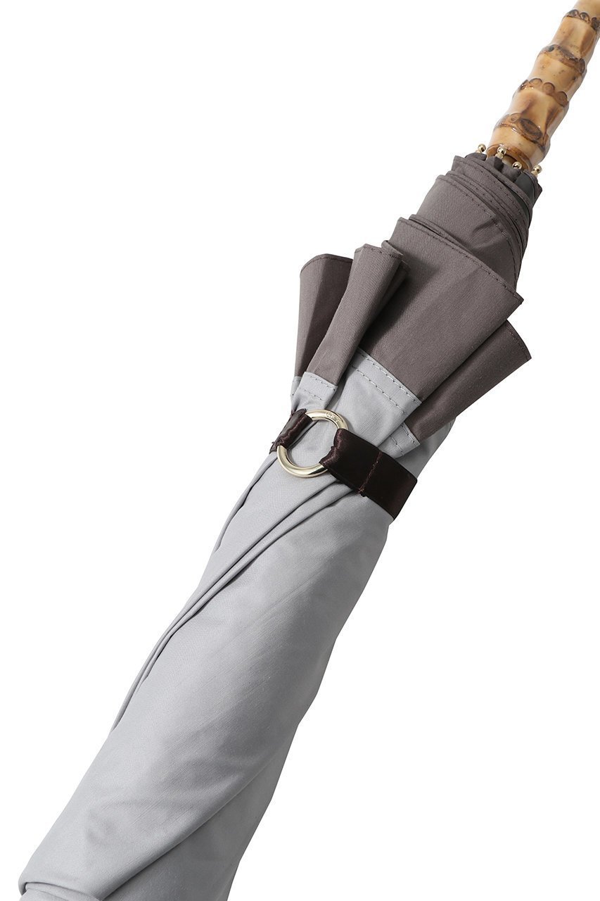 【グレイシー/Gracy】の晴雨兼用楽折傘 切継×裏レオパードプリント 人気、トレンドファッション・服の通販 founy(ファニー) 　ファッション　Fashion　レディースファッション　Fashion for Women　レイングッズ・傘・晴雨兼用傘　Umbrellas & Rain Gear　エレガント 上品　Elegant　ハンカチ　Handkerchief, Hanky　レオパード　Leopard, Animal Print　傘　Umbrella, Parasol　夏　Summer　時計　Watch, Wristwatch　無地　Plain, Solid Color　other-3|ID: prp329100004954969 ipo3291000000037178821