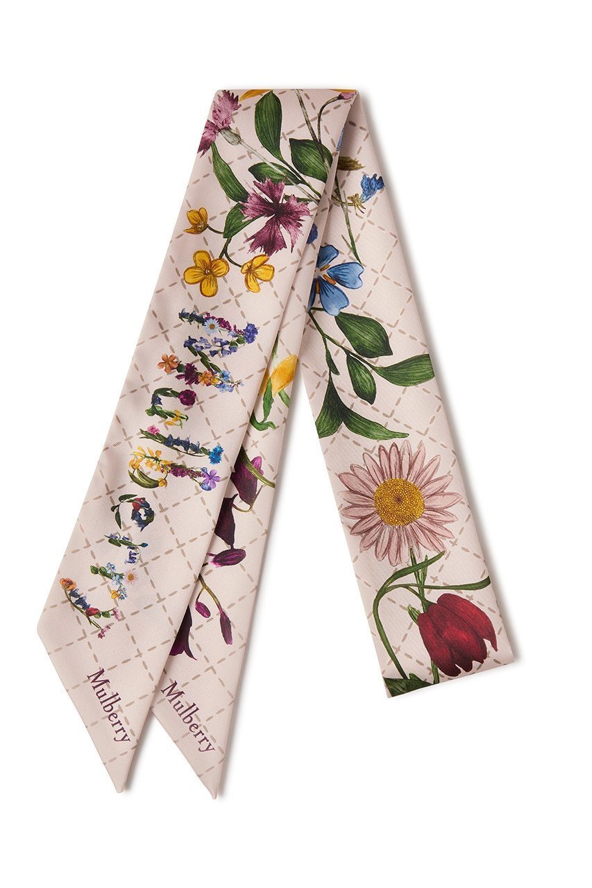 【マルベリー/Mulberry】のWILD FLORAL SKINNY SCARF インテリア・キッズ・メンズ・レディースファッション・服の通販 founy(ファニー) 　ファッション　Fashion　レディースファッション　Fashion for Women　ストール　Soft & Warm Scarves　マフラー・スヌード / 冬小物の定番　Scarves & Mufflers　アクセサリー　Fashion Accessories　スカーフ　Scarf, Neckwear　ストール　Stole, Wrap　マフラー　Scarf, Muffler　ブロッサムピンク|ID: prp329100004954982 ipo3291000000037178905