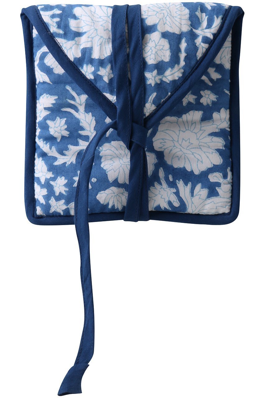 【エスゼット ブロックプリント/SZ Blockprints】のJEWEL POUCH ポーチ インテリア・キッズ・メンズ・レディースファッション・服の通販 founy(ファニー) 　ファッション　Fashion　レディースファッション　Fashion for Women　ポーチ&ミニバッグ　Pouches & Mini Bags　コンパクト　Compact, Small Size　ジュエリー　Jewelry, Accessories　ネックレス　Necklace, Pendant Necklace　ポーチ　Pouch, Small Case　リボン　Ribbon, Bow　旅行　Travel　ブルー(NILA)|ID: prp329100004954983 ipo3291000000037178907