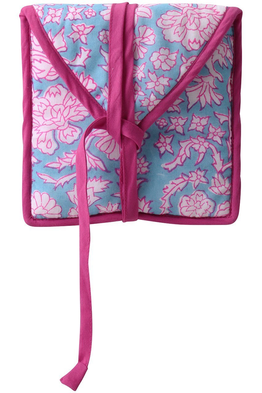 【エスゼット ブロックプリント/SZ Blockprints】のJEWEL POUCH ポーチ インテリア・キッズ・メンズ・レディースファッション・服の通販 founy(ファニー) 　ファッション　Fashion　レディースファッション　Fashion for Women　ポーチ&ミニバッグ　Pouches & Mini Bags　コンパクト　Compact, Small Size　ジュエリー　Jewelry, Accessories　ネックレス　Necklace, Pendant Necklace　ポーチ　Pouch, Small Case　リボン　Ribbon, Bow　旅行　Travel　ライトブルー(NILA)|ID: prp329100004954983 ipo3291000000037178908