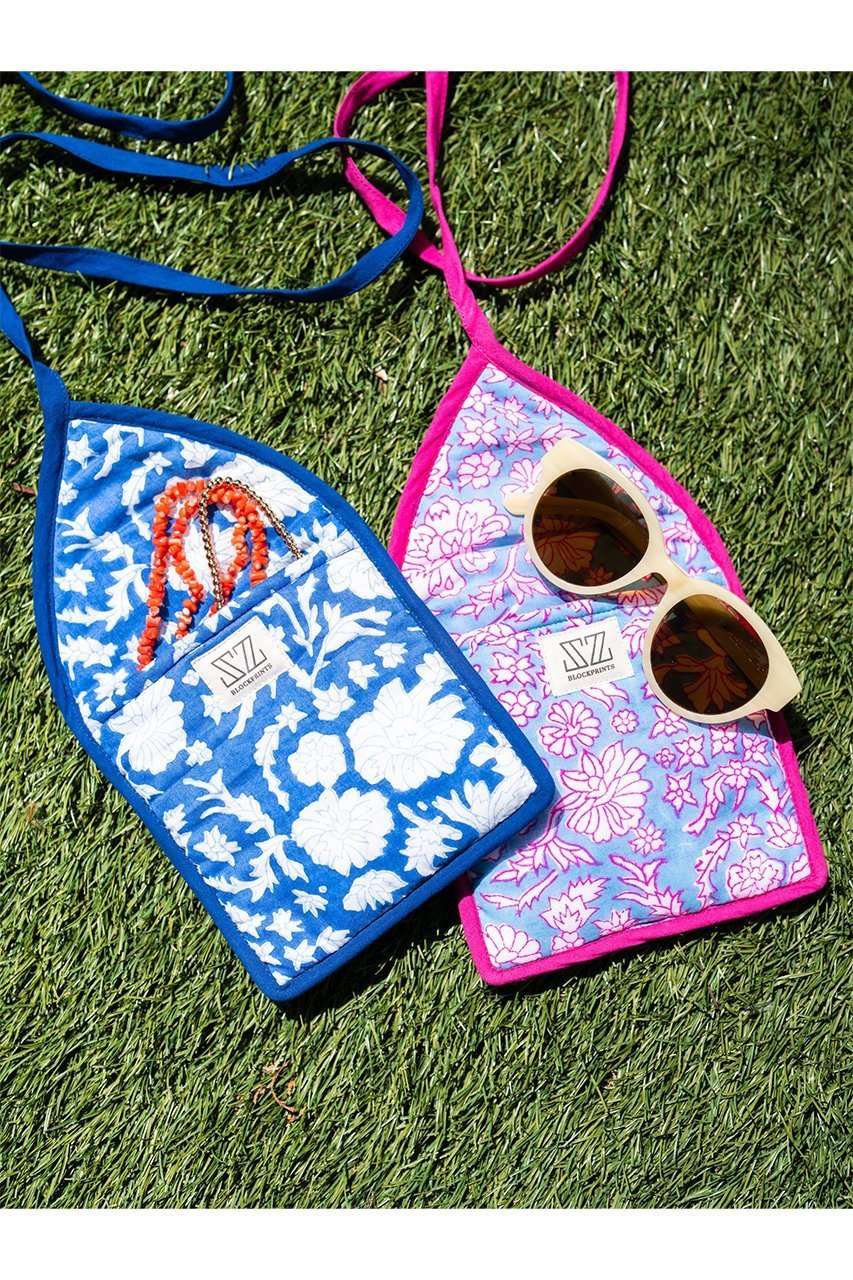 【エスゼット ブロックプリント/SZ Blockprints】のJEWEL POUCH ポーチ 人気、トレンドファッション・服の通販 founy(ファニー) 　ファッション　Fashion　レディースファッション　Fashion for Women　ポーチ&ミニバッグ　Pouches & Mini Bags　コンパクト　Compact, Small Size　ジュエリー　Jewelry, Accessories　ネックレス　Necklace, Pendant Necklace　ポーチ　Pouch, Small Case　リボン　Ribbon, Bow　旅行　Travel　other-6|ID: prp329100004954983 ipo3291000000037178913