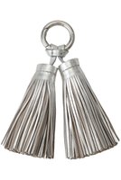 【ジェイアンドエム デヴィッドソン/J&M DAVIDSON】のDOUBLE TASSEL CHARM 大人の最旬トレンドファッション＆コーディネート founy(ファウニー) ファッション Fashion レディースファッション Fashion for Women ギフト プレゼント Gift / Present シルバー Silver, Metallic Silver タッセル Tassel, Fringe チャーム Charm, Pendant ボックス Boxy, Box Shape ラップ Wrap, Wrap Design リュクス Luxury, Elegant, High-End, Chic |ID:prp329100004954988