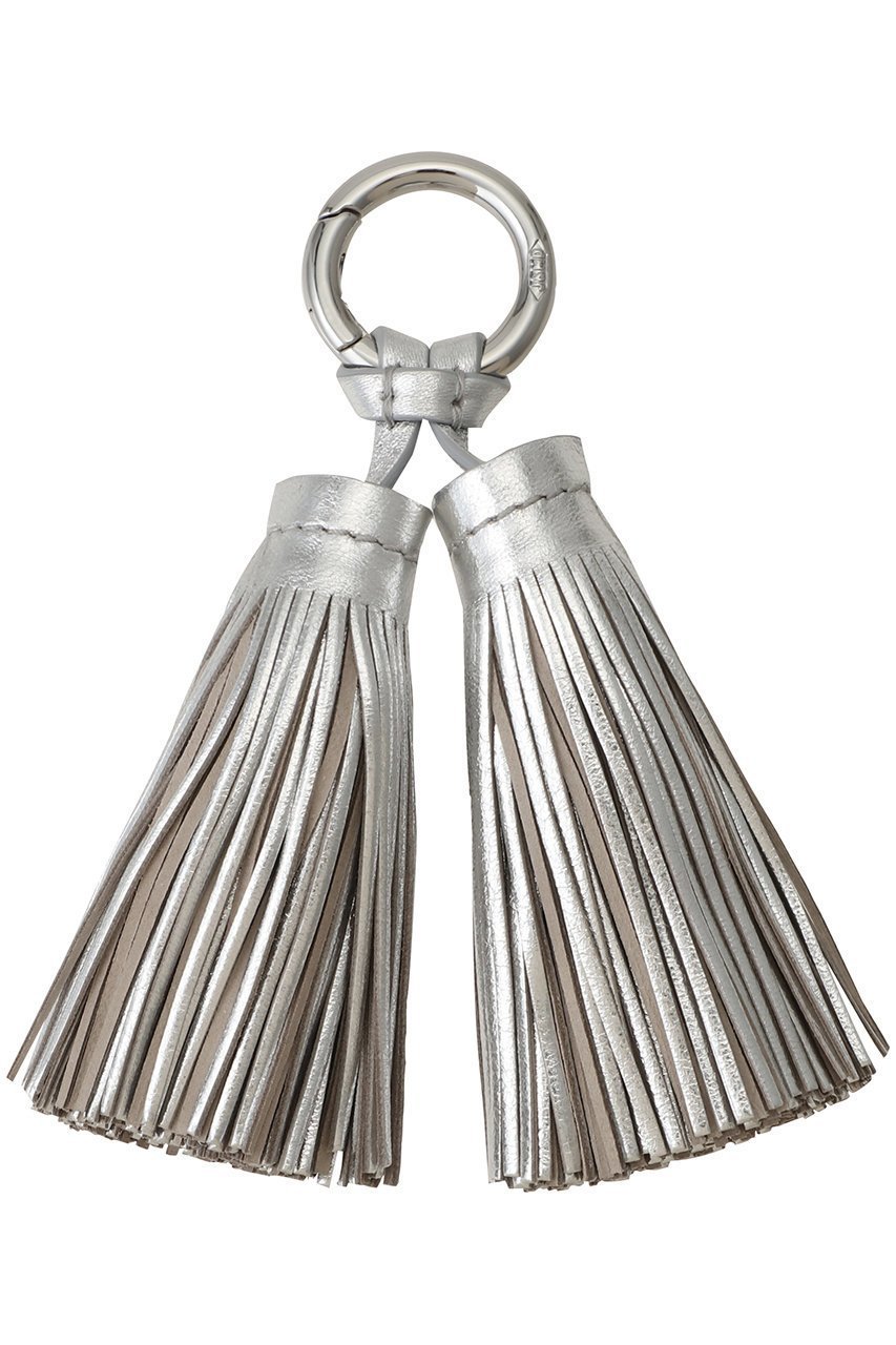 【ジェイアンドエム デヴィッドソン/J&M DAVIDSON】のDOUBLE TASSEL CHARM インテリア・キッズ・メンズ・レディースファッション・服の通販 founy(ファニー) 　ファッション　Fashion　レディースファッション　Fashion for Women　ギフト プレゼント　Gift / Present　シルバー　Silver, Metallic Silver　タッセル　Tassel, Fringe　チャーム　Charm, Pendant　ボックス　Boxy, Box Shape　ラップ　Wrap, Wrap Design　リュクス　Luxury, Elegant, High-End, Chic　シルバー|ID: prp329100004954988 ipo3291000000037178947