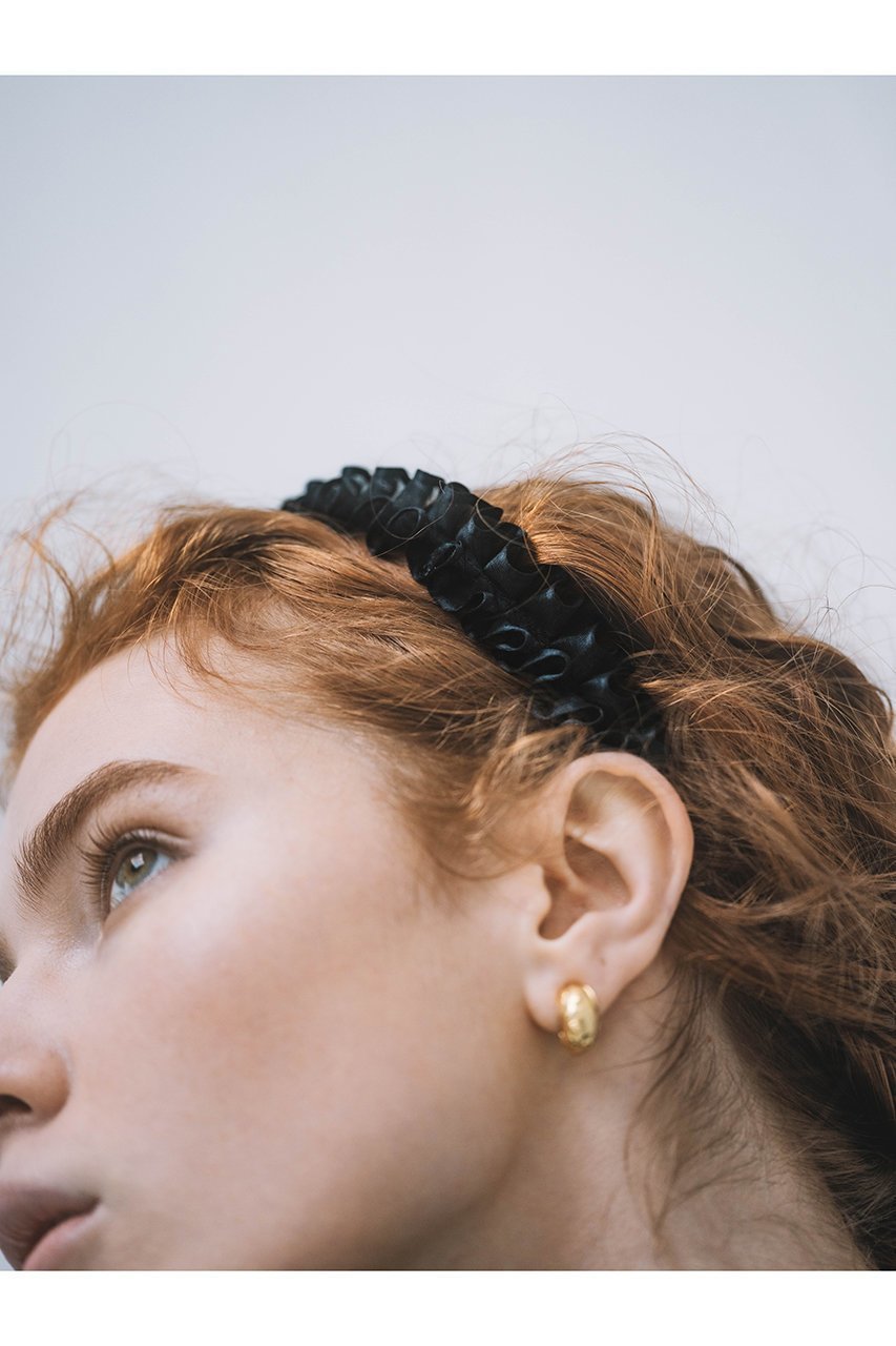 【イリスフォーセブン/IRIS 47】のfrill ヘッドバンド 人気、トレンドファッション・服の通販 founy(ファニー) 　ファッション　Fashion　レディースファッション　Fashion for Women　シュシュ&ヘアアクセ/ヘアアレンジ　Scrunchies & Hair Accessories　おすすめ　Recommended / Our Picks　アクセサリー　Fashion Accessories　チュール　Tulip, Tulip Motif　フリル　Frill, Ruffle　マニッシュ　Mannish, Boyish　モノトーン　Monotone, Black and White　other-7|ID: prp329100004955009 ipo3291000000037179086