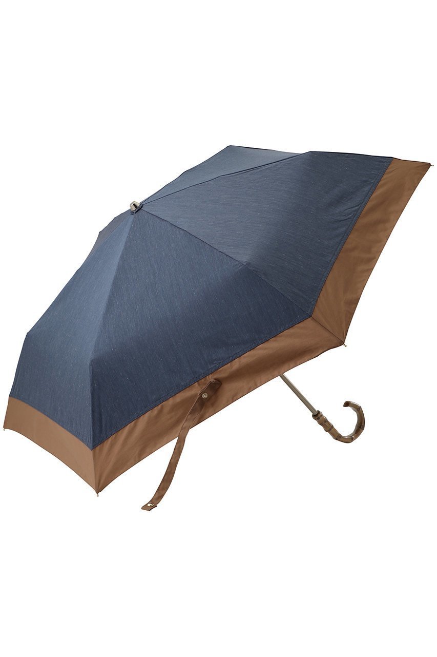 【グレイシー/Gracy】の晴雨兼用楽ミニDenim bicolor インテリア・キッズ・メンズ・レディースファッション・服の通販 founy(ファニー) 　ファッション　Fashion　レディースファッション　Fashion for Women　レイングッズ・傘・晴雨兼用傘　Umbrellas & Rain Gear　コンパクト　Compact, Small Size　スタイリッシュ　Stylish, Fashionable　デニム　Denim, Jeans Material　ハンカチ　Handkerchief, Hanky　モダン　Modern, Contemporary　傘　Umbrella, Parasol　時計　Watch, Wristwatch　ウォールナッツ|ID: prp329100004955013 ipo3291000000037179128