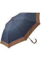 【グレイシー/Gracy】の晴雨兼用楽折傘 Denim bicolor ウォールナッツ|ID: prp329100004955015 ipo3291000000037179142
