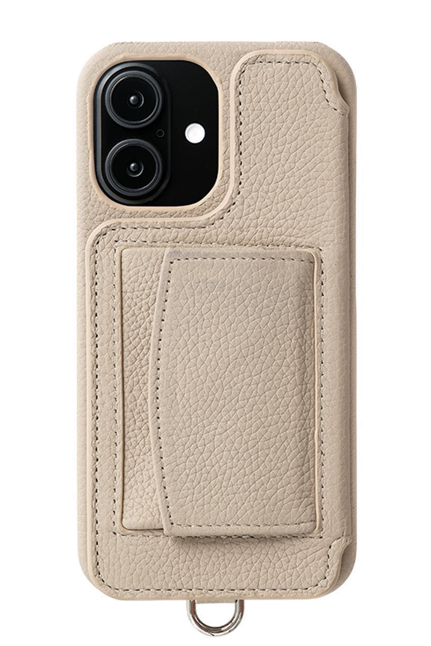 【デミュウ/DEMIU】のiPhone16 POCHE 背面収納スマホケース ストラップ別売 インテリア・キッズ・メンズ・レディースファッション・服の通販 founy(ファニー) 　ファッション　Fashion　レディースファッション　Fashion for Women　ショルダー　Shoulder, Shoulder Strap　スリット　Slit, Slit Detail　財布　Wallet, Purse　デニム　Denim, Jeans Material　フランス　France, French　ポケット　Pocket, Pocket Detail　マグネット　Magnet, Magnetic Closure　ラップ　Wrap, Wrap Design　おすすめ　Recommended / Our Picks　スマホケース　Smartphone Case　iPhone アイフォーン　iPhone　ベージュ|ID: prp329100004955017 ipo3291000000037179157