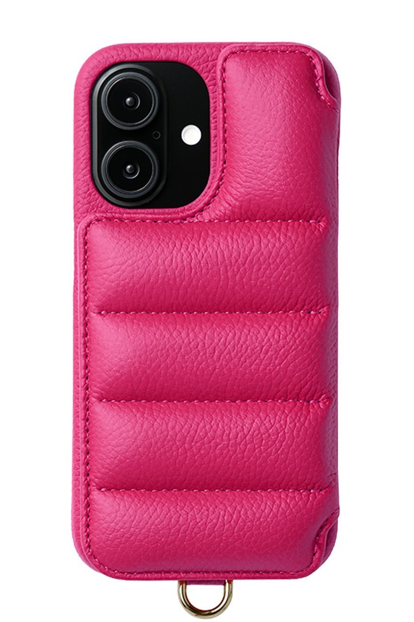 【デミュウ/DEMIU】のiPhone16 BALLON 背面収納スマホケース ストラップ別売 インテリア・キッズ・メンズ・レディースファッション・服の通販 founy(ファニー) 　ファッション　Fashion　レディースファッション　Fashion for Women　ショルダー　Shoulder, Shoulder Strap　スタンド　Stand Collar, Upright Stand　スリット　Slit, Slit Detail　財布　Wallet, Purse　テクスチャー　Texture, Textured Fabric　デニム　Denim, Jeans Material　フィット　Fit, Slim Fit　ポケット　Pocket, Pocket Detail　マグネット　Magnet, Magnetic Closure　モコモコ　Fuzzy, Fluffy　ラップ　Wrap, Wrap Design　再入荷　Restock / Back in Stock　おすすめ　Recommended / Our Picks　スマホケース　Smartphone Case　iPhone アイフォーン　iPhone　マゼンタピンク|ID: prp329100004955019 ipo3291000000037179180