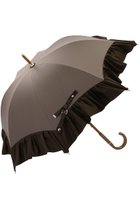 【グレイシー/Gracy】のPeplum Frill 晴雨兼用日傘 ショート長傘 人気、トレンドファッション・服の通販 founy(ファニー) ファッション Fashion レディースファッション Fashion for Women レイングッズ・傘・晴雨兼用傘 Umbrellas & Rain Gear ウッド Wooden Design サテン Satin, Glossy Fabric ショート Short, Short Length ハンカチ Handkerchief, Hanky フェミニン Feminine, Girly フリル Frill, Ruffle 傘 Umbrella, Parasol 夏 Summer 日傘 Parasol, UV Umbrella 春 Spring S/S・春夏 SS, Spring/Summer, Warm Season 時計 Watch, Wristwatch thumbnail ディープトープ|ID: prp329100004955022 ipo3291000000037179207