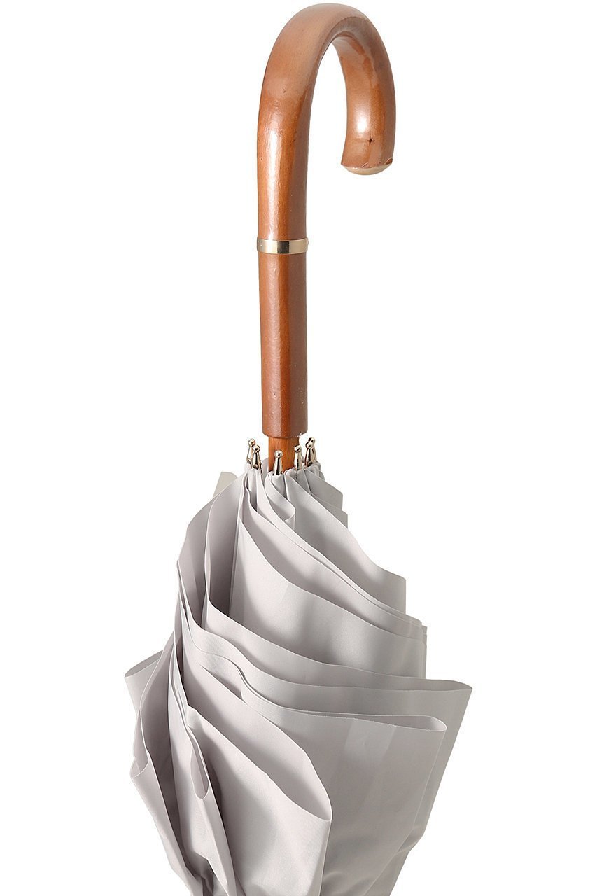 【グレイシー/Gracy】のPeplum Frill 晴雨兼用日傘 ショート長傘 人気、トレンドファッション・服の通販 founy(ファニー) 　ファッション　Fashion　レディースファッション　Fashion for Women　レイングッズ・傘・晴雨兼用傘　Umbrellas & Rain Gear　ウッド　Wooden Design　サテン　Satin, Glossy Fabric　ショート　Short, Short Length　ハンカチ　Handkerchief, Hanky　フェミニン　Feminine, Girly　フリル　Frill, Ruffle　傘　Umbrella, Parasol　夏　Summer　日傘　Parasol, UV Umbrella　春　Spring　S/S・春夏　SS, Spring/Summer, Warm Season　時計　Watch, Wristwatch　other-4|ID: prp329100004955022 ipo3291000000037179211