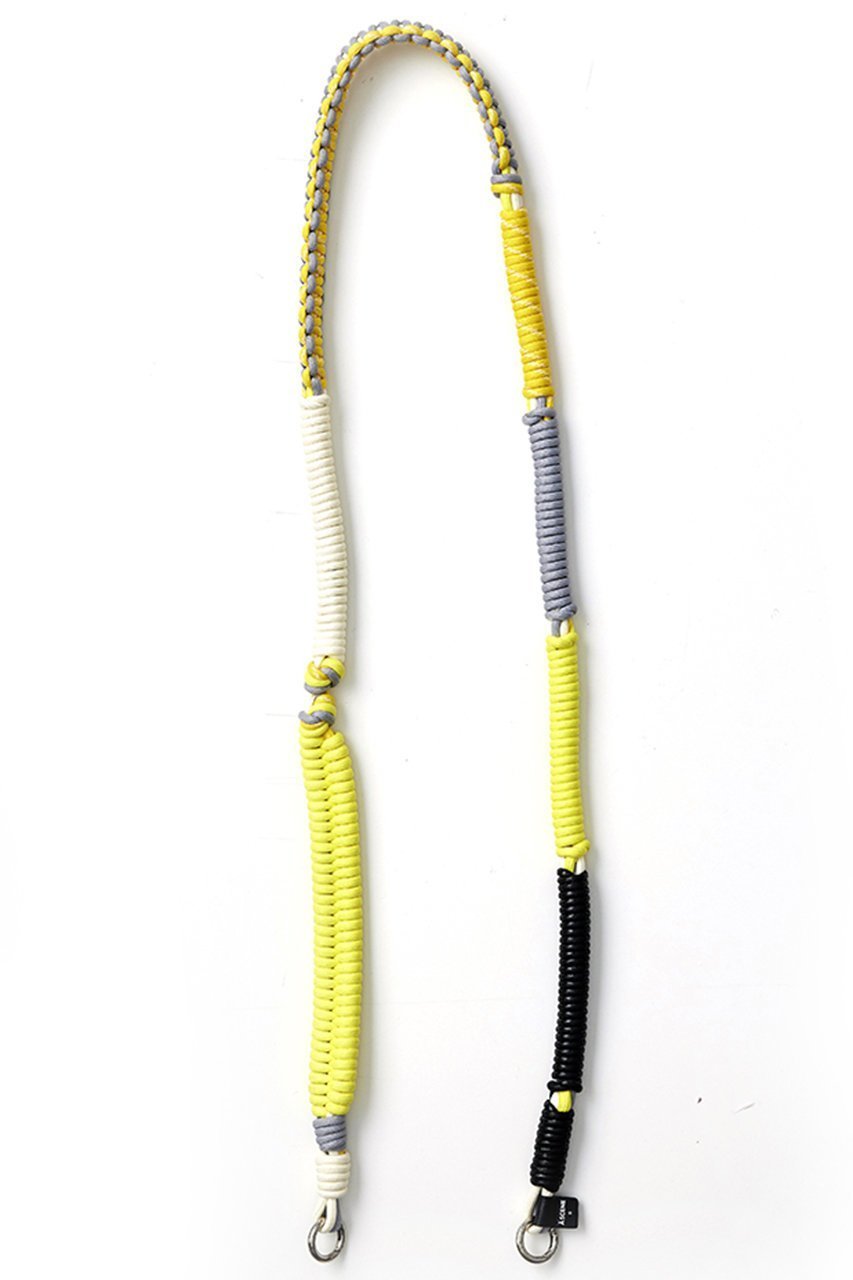 【エーシーン/A SCENE】のDesign paracord shoulder(L) インテリア・キッズ・メンズ・レディースファッション・服の通販 founy(ファニー) 　ファッション　Fashion　レディースファッション　Fashion for Women　ユニセックス　Unisex, Genderless　カメラ　Camera Accessories　ショルダー　Shoulder, Shoulder Strap　スマホケース　Smartphone Case　ダウン　Down, Puffer　チャーム　Charm, Pendant　ラップ　Wrap, Wrap Design　人気　Popular, Best Seller　イエロー|ID: prp329100004955063 ipo3291000000037179508