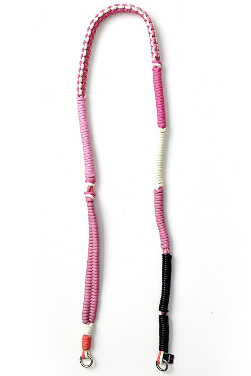 【エーシーン/A SCENE】のDesign paracord shoulder(L) インテリア・キッズ・メンズ・レディースファッション・服の通販 founy(ファニー) 　ファッション　Fashion　レディースファッション　Fashion for Women　ユニセックス　Unisex, Genderless　カメラ　Camera Accessories　ショルダー　Shoulder, Shoulder Strap　スマホケース　Smartphone Case　ダウン　Down, Puffer　チャーム　Charm, Pendant　ラップ　Wrap, Wrap Design　人気　Popular, Best Seller　ピンク|ID: prp329100004955063 ipo3291000000037179509