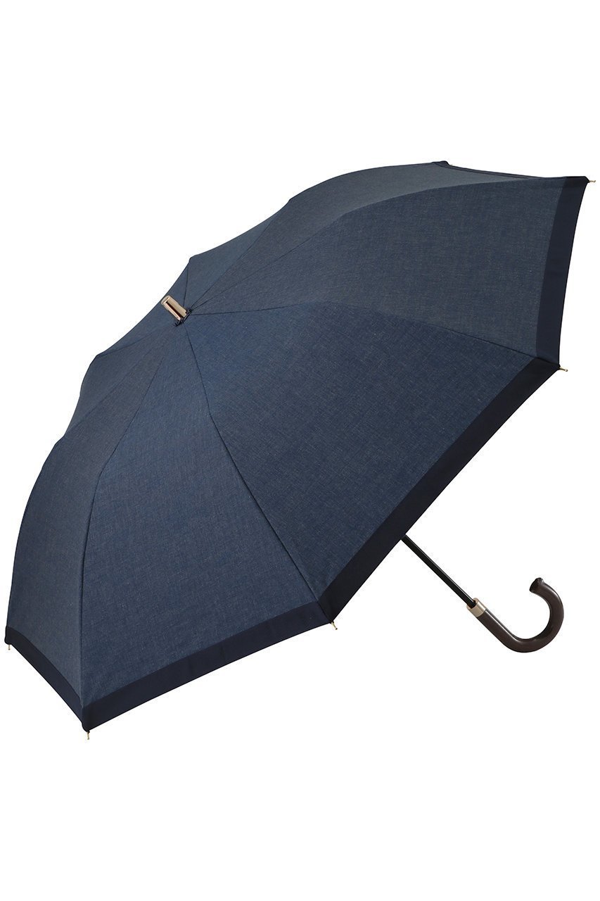 【アシーナ ニューヨーク/Athena New York】のDenim Camila 折りたたみ日傘 インテリア・キッズ・メンズ・レディースファッション・服の通販 founy(ファニー) 　ファッション　Fashion　レディースファッション　Fashion for Women　レイングッズ・傘・晴雨兼用傘　Umbrellas & Rain Gear　コンパクト　Compact, Small Size　デニム　Denim, Jeans Material　ニューヨーク　New York, NYC Style　ハンカチ　Handkerchief, Hanky　人気　Popular, Best Seller　傘　Umbrella, Parasol　夏　Summer　定番　Standard, Basic Item　日傘　Parasol, UV Umbrella　春　Spring　S/S・春夏　SS, Spring/Summer, Warm Season　時計　Watch, Wristwatch　ネイビー×ネイビー|ID: prp329100004955074 ipo3291000000037179593