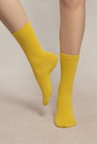 【ブルーフォレ/BLEUFORET】の6095 ソリッドカラー ウールソックス イエロー|ID: prp329100004955099 ipo3291000000037179800