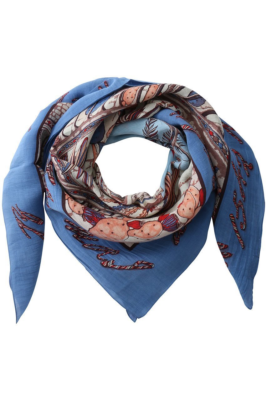 【アルアバイル/allureville】の【MANIPURI】 INDIA STOLE インテリア・キッズ・メンズ・レディースファッション・服の通販 founy(ファニー) 　ファッション　Fashion　レディースファッション　Fashion for Women　ストール　Soft & Warm Scarves　マフラー・スヌード / 冬小物の定番　Scarves & Mufflers　インド　Indian Textile　シルク　Silk, 100% Silk　ストール　Stole, Wrap　ペイズリー　Paisley, Ethnic Pattern　ボタニカル　Botanical, Floral Pattern　マフラー　Scarf, Muffler　ブルー|ID: prp329100004955112 ipo3291000000037179910