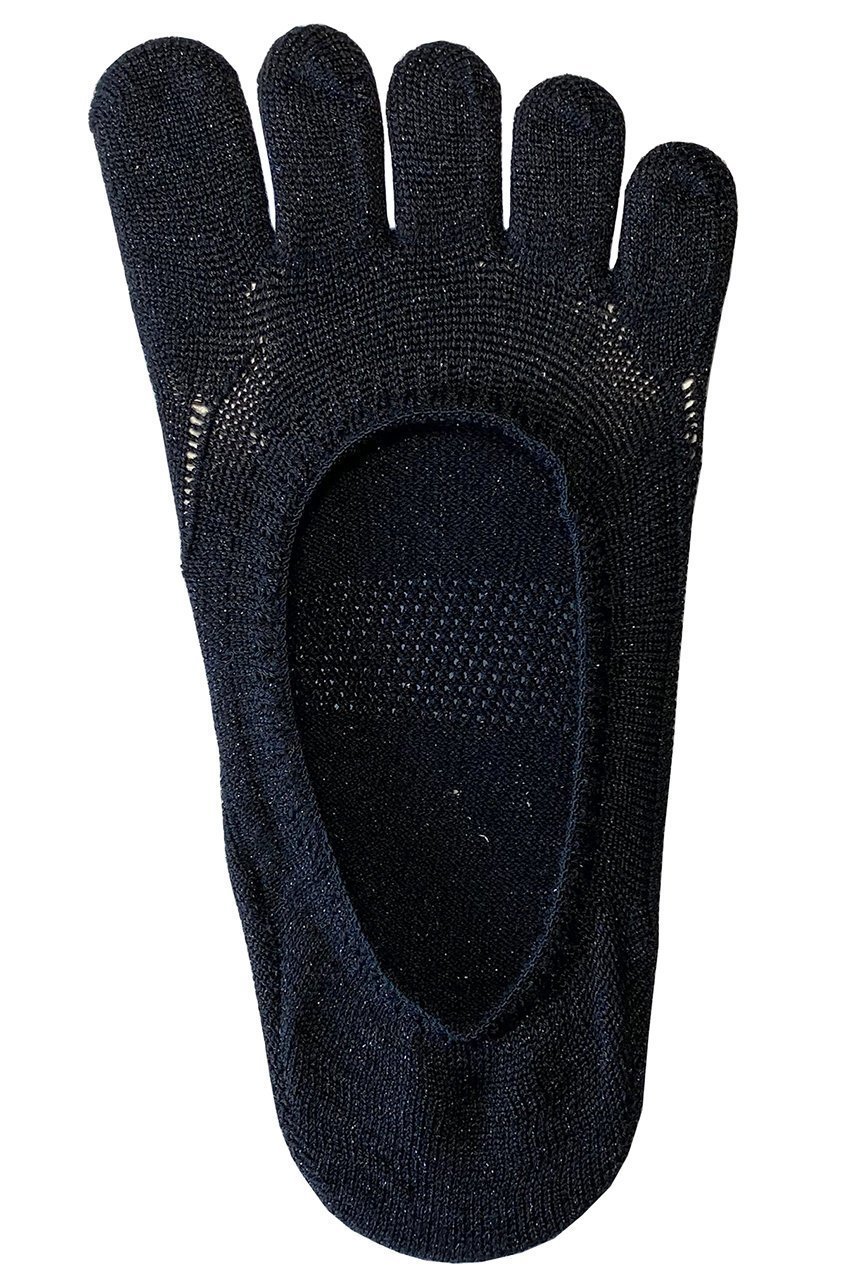 【ダブルアンドエフダブル/w&fw】のシルクラメ5本指カバーソックス インテリア・キッズ・メンズ・レディースファッション・服の通販 founy(ファニー) 　ファッション　Fashion　レディースファッション　Fashion for Women　ソックス&靴下　Socks & Hosiery　レッグウェア・ストッキング　Legwear & Hosiery　シリコン　Silicone, Silicone Material　シルク　Silk, 100% Silk　ソックス　Socks, Hosiery　フィット　Fit, Slim Fit　メッシュ　Mesh, Net Fabric　エレガント 上品　Elegant　ブラック|ID: prp329100004955130 ipo3291000000037180022