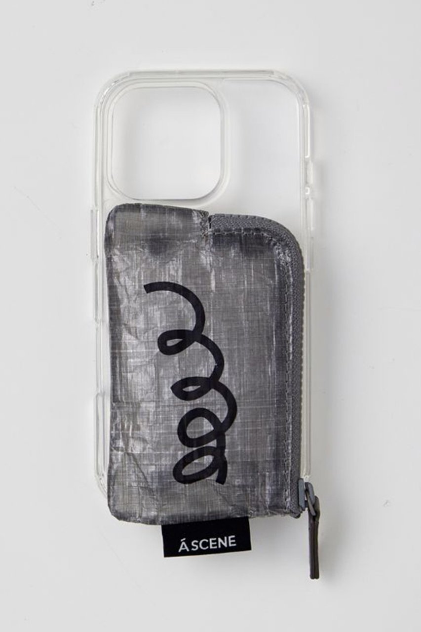 【エーシーン/A SCENE】のiPhone14/14Pro B&C Clear case with Dyneema -HIMAA- インテリア・キッズ・メンズ・レディースファッション・服の通販 founy(ファニー) 　ファッション　Fashion　レディースファッション　Fashion for Women　iPhone アイフォーン　iPhone　イラスト　Illustration　グラフィック　Graphic, Graphic Design　コラボ　Collaboration, Collab　シンプル　Simple, Minimal　スペシャル　Special, Limited Edition　プリント　Print, Printed Pattern　ポケット　Pocket, Pocket Detail　ポーチ　Pouch, Small Case　人気　Popular, Best Seller　ブラック|ID: prp329100004955152 ipo3291000000037180149