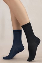 【ブルーフォレ/BLEUFORET】の6460 ソリッドカラー 2PACK ソックス ブルー|ID: prp329100004955159 ipo3291000000037180192