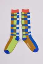 【ナゴンスタンス/nagonstans】のBlock check Socks/ソックス Sand|ID: prp329100004955176 ipo3291000000037180319