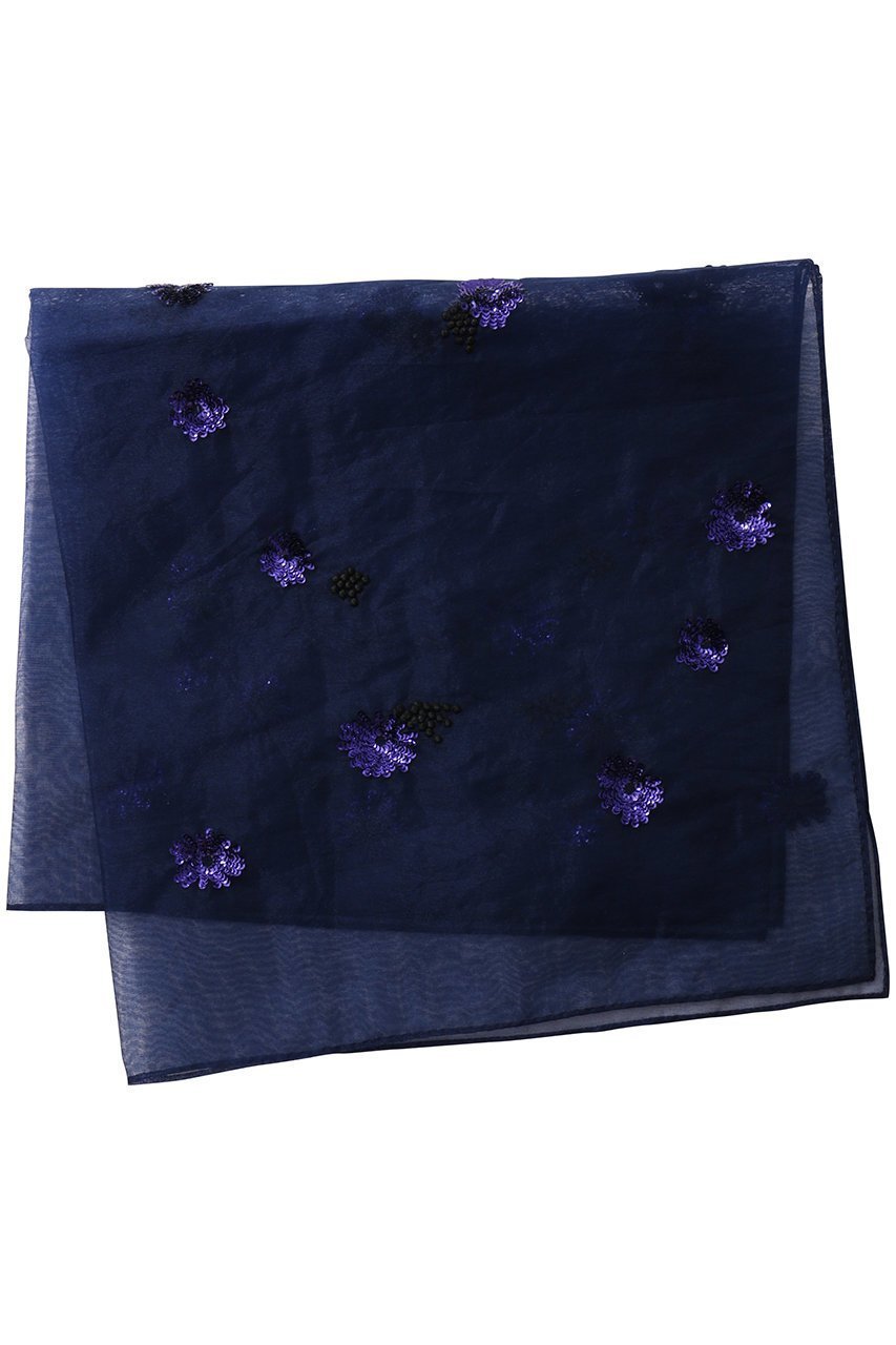 【ウィムガゼット/Whim Gazette】のアップサイクルスカーフ インテリア・キッズ・メンズ・レディースファッション・服の通販 founy(ファニー) 　ファッション　Fashion　レディースファッション　Fashion for Women　ストール　Soft & Warm Scarves　マフラー・スヌード / 冬小物の定番　Scarves & Mufflers　シアー　Sheer, See-Through　スカーフ　Scarf, Neckwear　ストール　Stole, Wrap　スパンコール　Sequins, Sequin Embellishment　マフラー　Scarf, Muffler　ネイビー|ID: prp329100004955194 ipo3291000000037180431