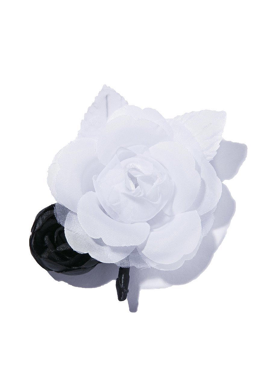 【イリスフォーセブン/IRIS 47】のdeux rose コサージュ インテリア・キッズ・メンズ・レディースファッション・服の通販 founy(ファニー) 　ファッション　Fashion　レディースファッション　Fashion for Women　シュシュ&ヘアアクセ/ヘアアレンジ　Scrunchies & Hair Accessories　アクセサリー　Fashion Accessories　シアー　Sheer, See-Through　フォーマル　Formal, Dressy　モノトーン　Monotone, Black and White　ホワイト|ID: prp329100004955232 ipo3291000000037180709