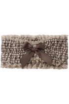 【イクコ/IKUKO】の接結チェックニット ターバン ベージュ|ID: prp329100004955244 ipo3291000000037180792