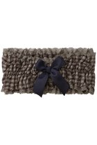 【イクコ/IKUKO】の接結チェックニット ターバン ブラウン|ID: prp329100004955244 ipo3291000000037180793