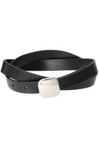 【リムアーク/RIM.ARK】のSimply leather belt/ベルト シルバー|ID: prp329100004955260 ipo3291000000037180906