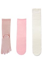 【ダブルアンドエフダブル/w&fw】のSHINGETSU 3枚セット 人気、トレンドファッション・服の通販 founy(ファニー) ファッション Fashion レディースファッション Fashion for Women ソックス&靴下 Socks & Hosiery レッグウェア・ストッキング Legwear & Hosiery シルク Silk, 100% Silk ソックス Socks, Hosiery リラックス Relax, Relaxed Fit thumbnail ピンク|ID: prp329100004955263 ipo3291000000037180929