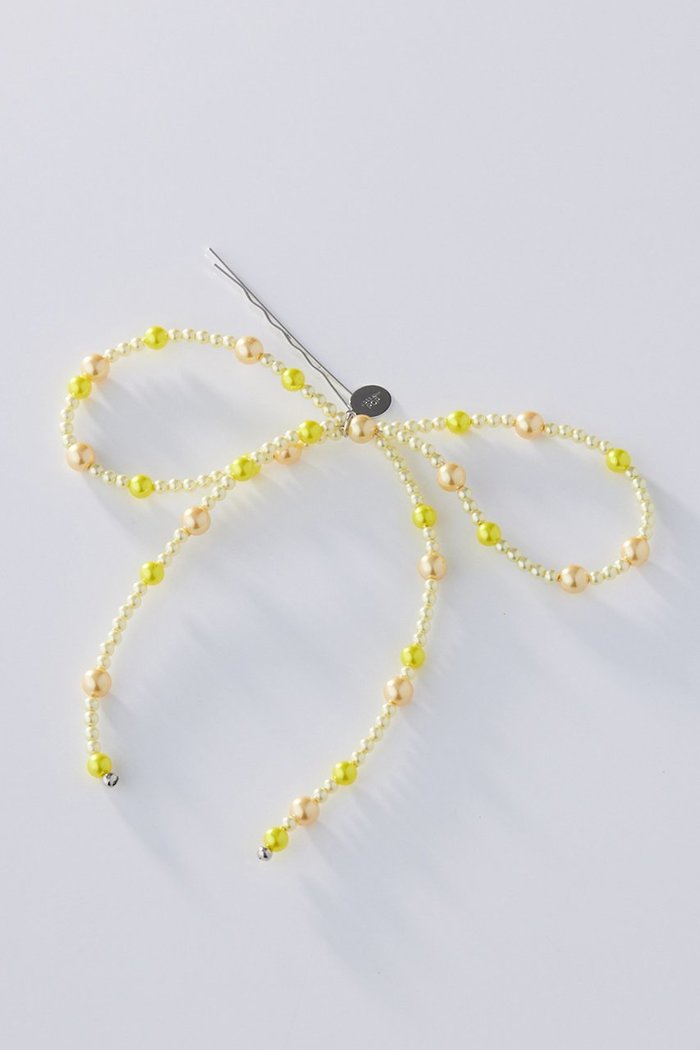 【アデルビジュー  ポップ/POP ADER bijoux】のJuliette pearl ribbon ヘアピン(small) インテリア・キッズ・メンズ・レディースファッション・服の通販 founy(ファニー) https://founy.com/ ファッション Fashion レディースファッション Fashion for Women シュシュ&ヘアアクセ/ヘアアレンジ Scrunchies & Hair Accessories アクセサリー Fashion Accessories バレッタ Barrette, Hair Clip パール Pearl, Pearl Accent モチーフ Motif, Design Theme リボン Ribbon, Bow ワンポイント One Point, Statement Accent |ID: prp329100004955271 ipo3291000000037180981